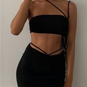 Princess Polly Black Strappy Ensemble